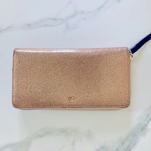 Kate Spade Mavis Street Neda Glitter Wallet Rose